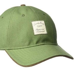 Sean John Men Adjustable Baseball Cap Green Waxed